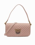 Pinko De piele geantă pe umăr Love Click Mini