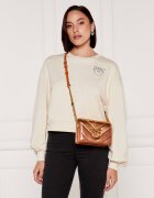 Pinko De piele geantă pe umăr Love Click Mini Big Chevron