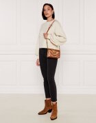Pinko De piele geantă pe umăr Love Click Mini Big Chevron