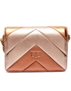 Pinko De piele geantă pe umăr Love Click Mini Big Chevron