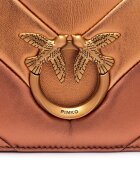 Pinko De piele geantă pe umăr Love Click Mini Big Chevron