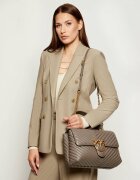 Pinko De piele geantă pe umăr Love Lady Puff