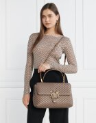 Pinko De piele geantă pe umăr LOVE LADY PUFF BIG CL PLTT