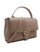Pinko De piele geantă pe umăr LOVE LADY PUFF BIG CL PLTT