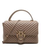 Pinko De piele geantă pe umăr LOVE LADY PUFF BIG CL PLTT