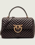 Pinko De piele geantă pe umăr Love Lady Puff Classic
