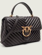 Pinko De piele geantă pe umăr Love Lady Puff Classic
