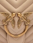 Pinko De piele geantă pe umăr Love Lady Puff Classic