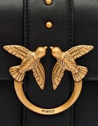 Pinko De piele geantă pe umăr Love One Classic