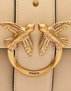 Pinko De piele geantă pe umăr Love One Classic