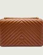 Pinko De piele geantă pe umăr Love One Classic