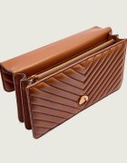 Pinko De piele geantă pe umăr Love One Classic