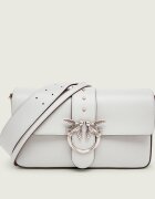 Pinko De piele geantă pe umăr Love One Classic Slouchy