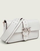 Pinko De piele geantă pe umăr Love One Classic Slouchy