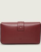Pinko De piele geantă pe umăr Love One Classic Slouchy