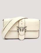 Pinko De piele geantă pe umăr Love One Classic Slouchy
