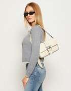 Pinko De piele geantă pe umăr Love One Classic Slouchy
