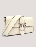 Pinko De piele geantă pe umăr Love One Classic Slouchy