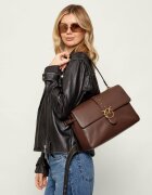Pinko De piele geantă pe umăr LOVE ONE EXTRA SLOUCHY