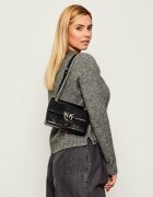 Pinko De piele geantă pe umăr Love One Light Mini