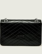 Pinko De piele geantă pe umăr Love One Light Mini