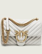 Pinko De piele geantă pe umăr Love One Mini