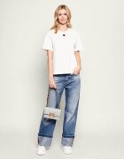 Pinko De piele geantă pe umăr Love One Mini