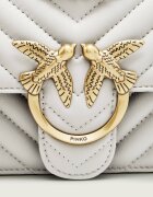 Pinko De piele geantă pe umăr Love One Mini