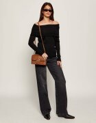 Pinko De piele geantă pe umăr Love One Mini