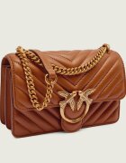 Pinko De piele geantă pe umăr Love One Mini