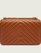 Pinko De piele geantă pe umăr Love One Mini