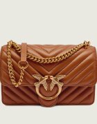 Pinko De piele geantă pe umăr Love One Mini