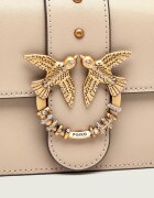 Pinko De piele geantă pe umăr Love One Mini