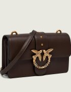 Pinko De piele geantă pe umăr Love One Mini