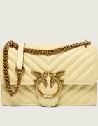 Pinko De piele geantă pe umăr Love One Mini
