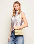 Pinko De piele geantă pe umăr Love One Mini