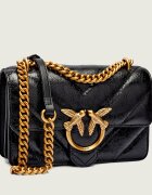 Pinko De piele geantă pe umăr Love One Mini Dc