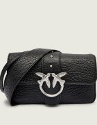 Pinko De piele geantă pe umăr Love One Mini Slouchy