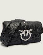 Pinko De piele geantă pe umăr Love One Mini Slouchy