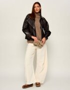 Pinko De piele geantă pe umăr Love One Pocket