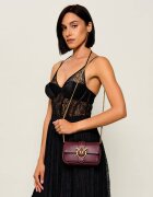 Pinko De piele geantă pe umăr Love One Pocket