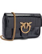 Pinko De piele geantă pe umăr Love One Pocket