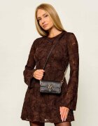 Pinko De piele geantă pe umăr Love One Slouchy Baby