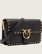 Pinko De piele geantă pe umăr Love One Slouchy Baby