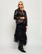 Pinko De piele geantă pe umăr Love One Slouchy Classic
