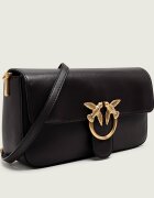Pinko De piele geantă pe umăr Love One Slouchy Classic