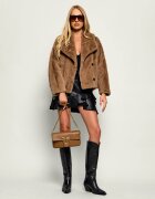 Pinko De piele geantă pe umăr Love One Slouchy Classic