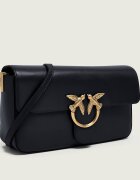 Pinko De piele geantă pe umăr Love One Slouchy Classic