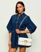 Pinko De piele geantă pe umăr LOVE ONE SLOUCHY CLASSIC