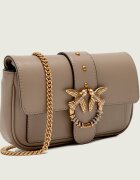 Pinko De piele geantă pe umăr Love Pocket New Buckle